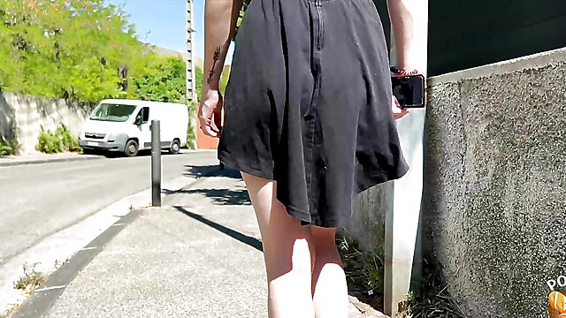 She brought me, french blonde anal, french brought, she loves it anal, amateur blonde plug, french movie days