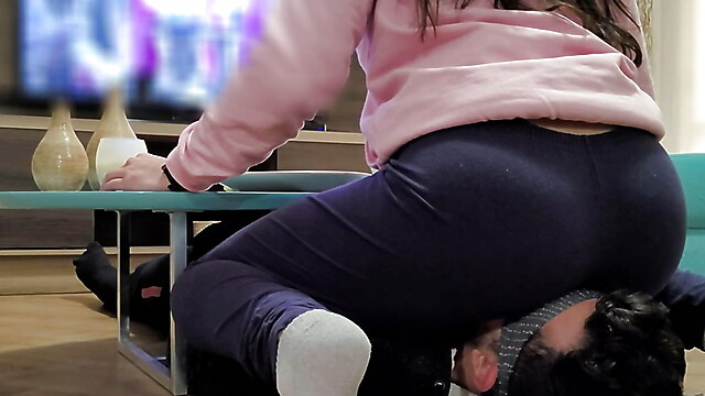Brazilian mistress facesitting, brazilian pussy fart, brazil facesitting domination, ass smother slave, brazilian ass farting