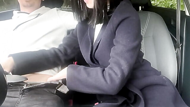 Watching him flash, husband films in public, wife cuckold park, wife facial stranger, blowjob facial in public