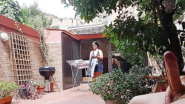 Flash she watch, step mom flash step son, dick flash girl watch, risk flash, laundry masturbating, flashing funny