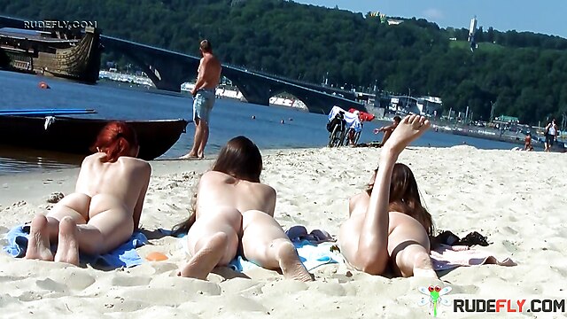 Teens at a nudist beach, teen nudist at beach, amateur teen nudist at beach, young nudist at beach, young at beach
