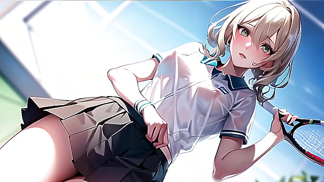 Hentai asmr blonde, cloth blonde, playing tennis, chinese woman pussy, chinese girl masturbation asian woman