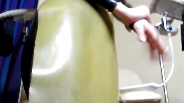 Slave doctor, latex domina slave, latex slave heels, mature domina eva, bdsm brunette femdom fetish milf solo