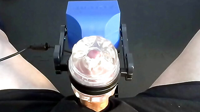 Machine love, machine fleshlight, fleshlight handsfree, a spot of, masturbator machine, she milking